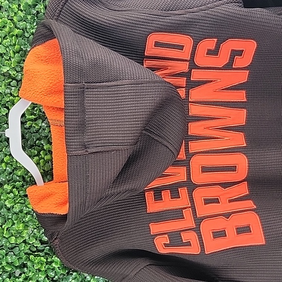 Cleveland Browns G-III Sports Field Goal Full-Zip Hooded Jacket Brown Size Small - Picture 12 of 14